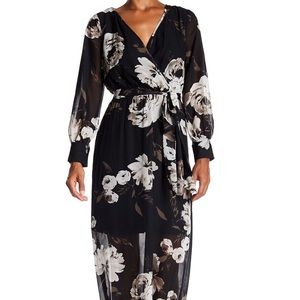 Superfoxx Floral Print Maxi Dress sz S